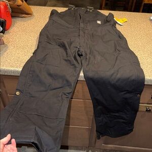 New Berne insulated overall duck work bibs